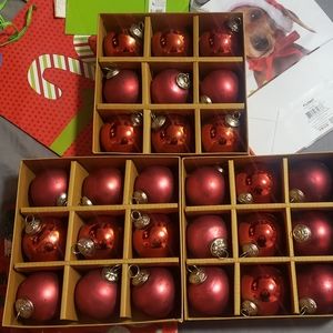 Tinsel and Fir Mercury Glass Ornaments